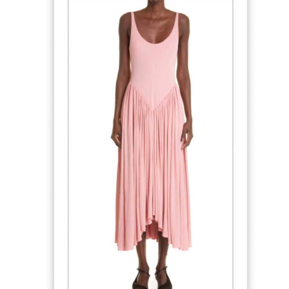Khaite scoop neck hi low dress - NWT
